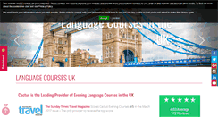 Desktop Screenshot of languagecoursesuk.co.uk