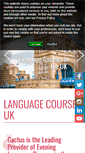 Mobile Screenshot of languagecoursesuk.co.uk
